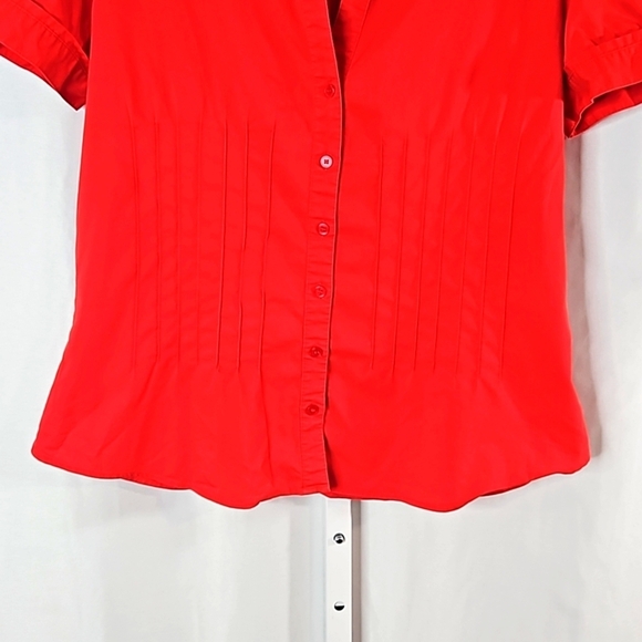 Red Zara Top Size Large - Picture 3 of 6